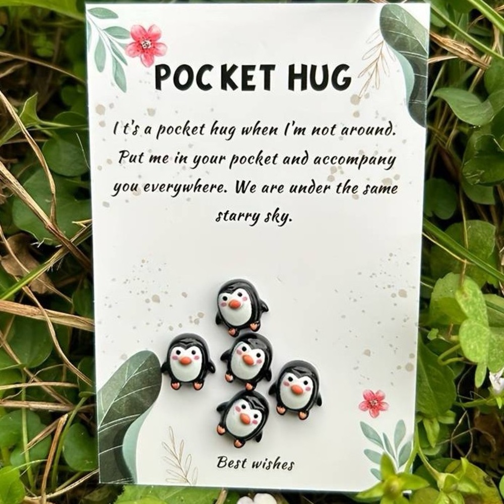 Tiny Penguins -  pocket hug